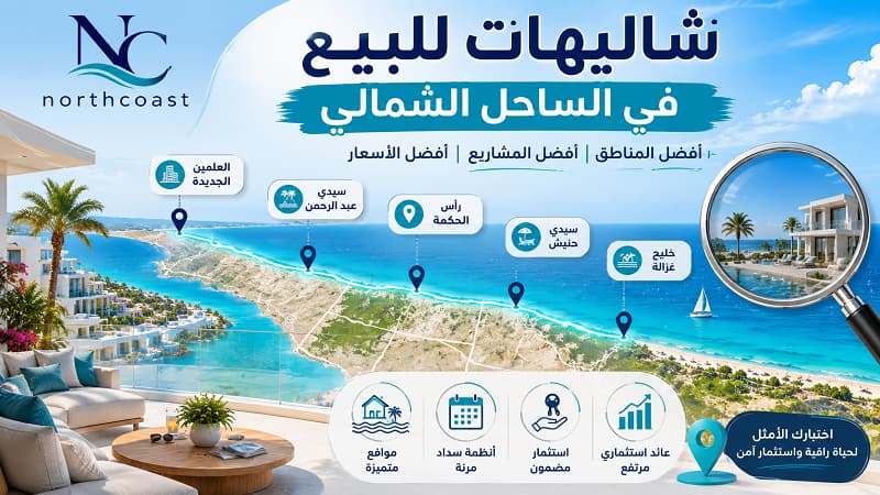 شاليهات للبيع في الساحل الشمالي