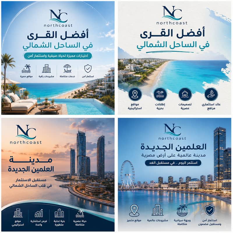 شاليهات للبيع في العلمين الجديدة