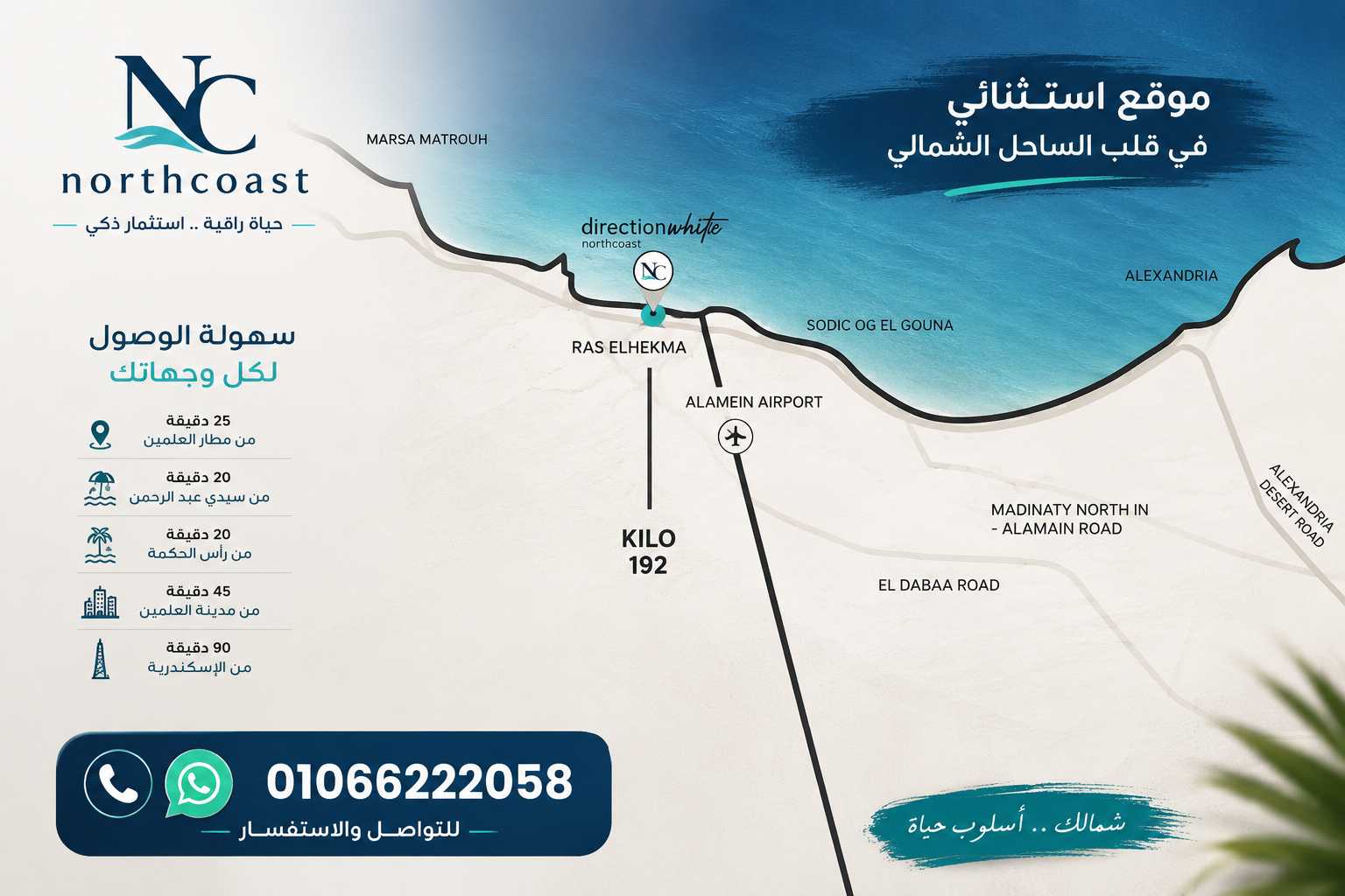 مشروع شركة أرابيلا فى الساحل الشمالي