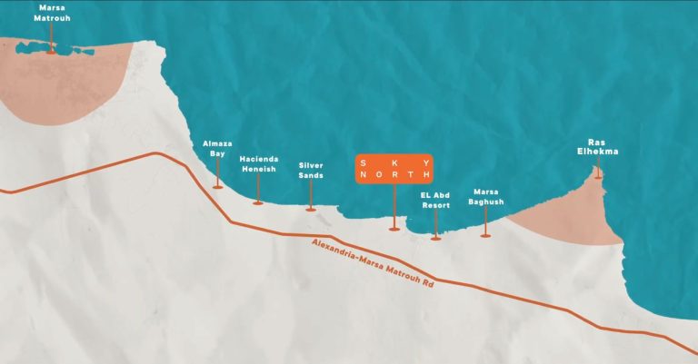 خريطة-موقع-قرية-سكاي-نورث