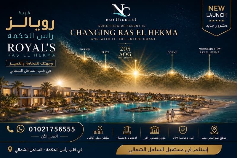 اسعار مشروع رويالز الساحل الشمالي
